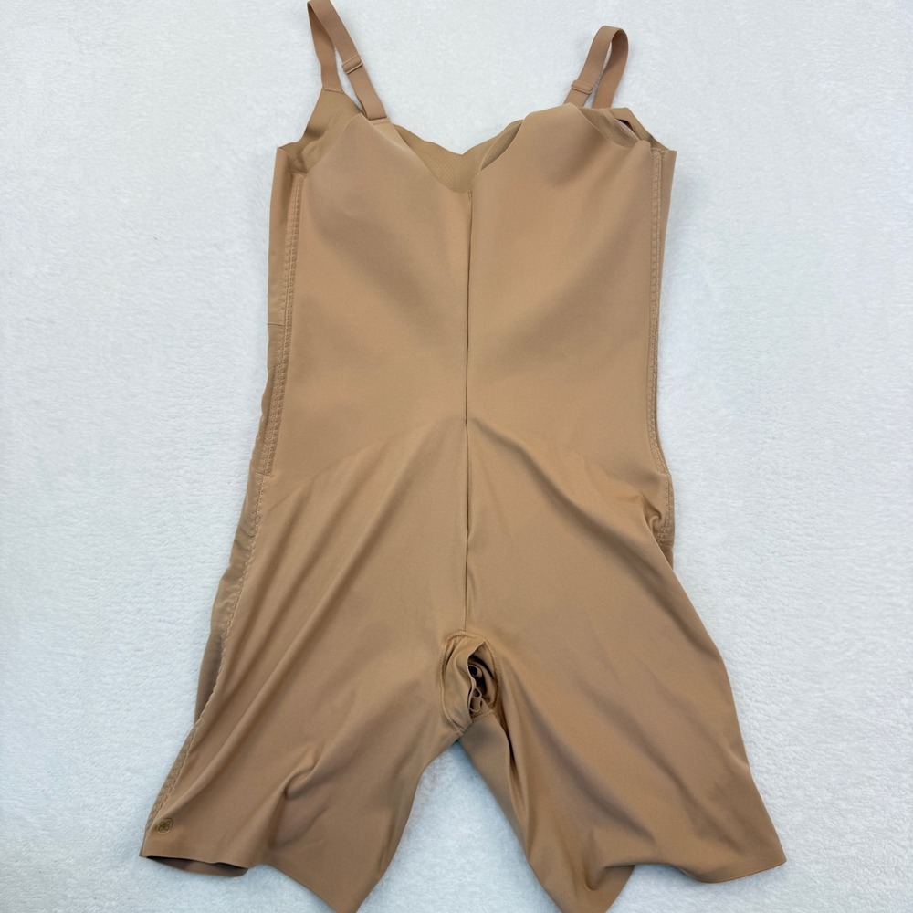Honeylove SuperPower Mid Thigh Bodysuit Shapewear Size Large Sand Compression - Picture 4 of 7